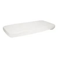 Cearsaf cu elastic pentru patut - Soft White - 70 x 140/150 cm - Little Dutch