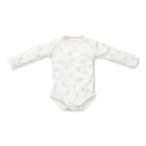 Боди-кимоно с длинным рукавом из органического хлопка — Baby Bunny — размер 44 — Little Dutch