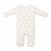 Salopeta din bumbac organic print complet - Baby Bunny - Marime 44 - Little Dutch 2