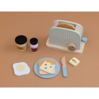Toaster din lemn FSC cu functie pop-up si accesorii - Little Dutch 2