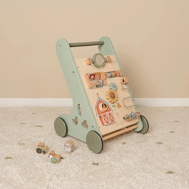 Antemergator/Premergator din lemn FSC cu activitati - Little Farm - Little Dutch 5