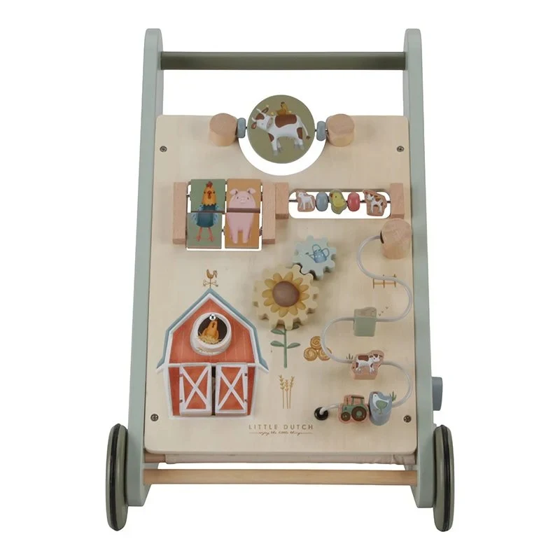 Antemergator/Premergator din lemn FSC cu activitati - Little Farm - Little Dutch 2