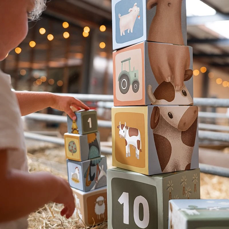 Коробки для штабелирования из FSC-картона – Little Farm – Little Dutch LD7139 4