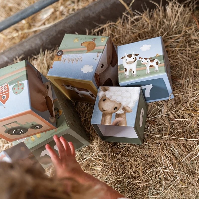 Коробки для штабелирования из FSC-картона – Little Farm – Little Dutch LD7139 5