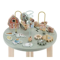 Masuta din lemn FSC cu activitati - Little Farm - Little Dutch 2