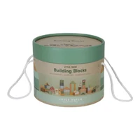Cuburi de constructie din lemn FSC - Little Farm - Little Dutch LD7145 2