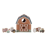 Jucarie din lemn FSC sortator forme - Little Farm - Little Dutch
