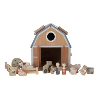 Casuta de papusi portabila din lemn FSC - Hambar - Little Farm - Little Dutch 2
