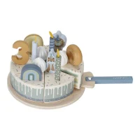 Tort aniversar cu decoratiuni pentru 1-5 ani - Albastru - Little Dutch 3