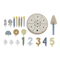 Tort aniversar cu decoratiuni pentru 1-5 ani - Albastru - Little Dutch 2