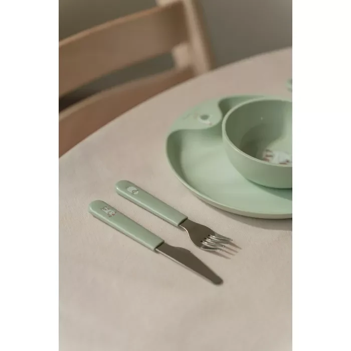 Set de tacamuri pentru copii - 3 piese - Little Farm - Little Dutch 2