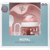 Set pentru masa copilului - 3 piese - Flowers & Butterflies - Little Dutch 2