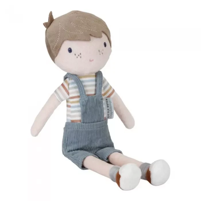 Papusa textila - Jim - 50 cm - Colectia Vintage Sunny Stripes - Little Dutch 2