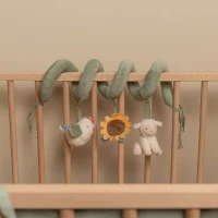Spirala cu jucarii senzoriale pentru bebelusi - Colectia Vintage Sunny Stripes - Little Dutch 3
