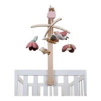 Музыкальный карусель с деревянным держателем – коллекция Flowers & Butterflies – Little Dutch 3
