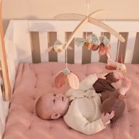 Музыкальный карусель с деревянным держателем – коллекция Flowers & Butterflies – Little Dutch 4