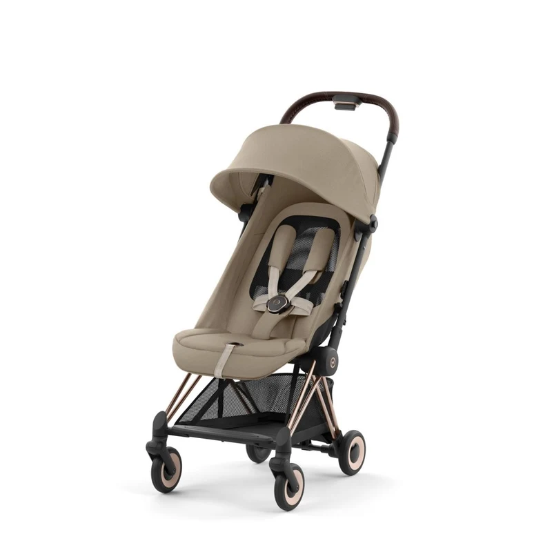 Carucior ultracompact Cybex Coya Rosegold Cozy Beige 2