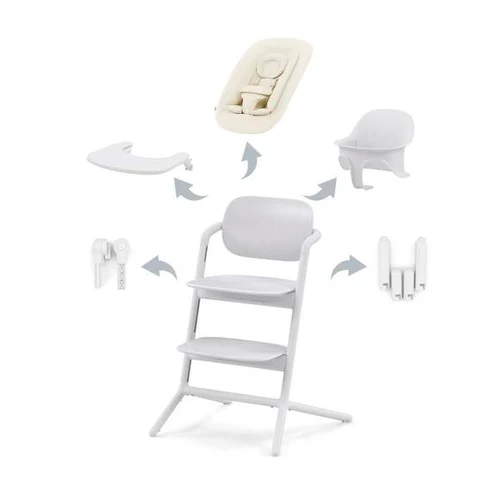 Scaun de masa Cybex Lemo Set 4 in 1 White white