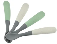Beaba Набор из 4 силиконовых ложечек Bicolor Mineral B913575