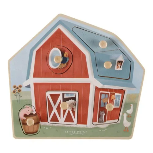 Деревянный пазл FSC – Little Farm – Little Dutch