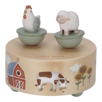 Cutie muzicala din lemn FSC - Little Farm - Little Dutch