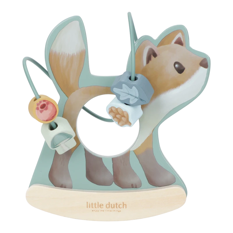 Jucarie din lemn FSC - Vulpe - Forest Friends - Little Dutch 2