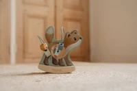 Jucarie din lemn FSC - Vulpe - Forest Friends - Little Dutch 3