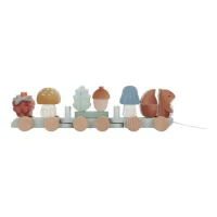 Trenulet din lemn FSC pentru stivuire - Veverita - Forest Friends - Little Dutch 2