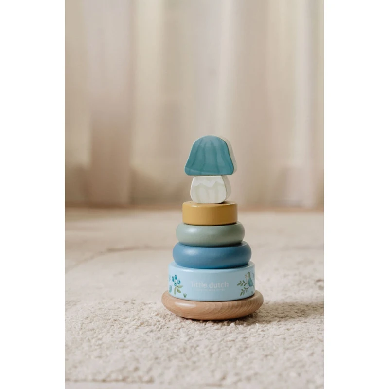 Jucarie din lemn FSC pentru stivuire - Forest Friends - Little Dutch 3