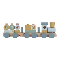 Trenulet din lemn FSC pentru stivuire - Forest Friends - Little Dutch 2