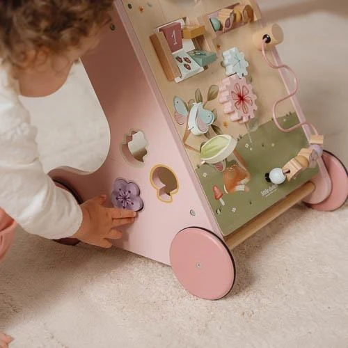 Antemergator/Premergator din lemn FSC cu activitati - Fairy Garden - Little Dutch 4