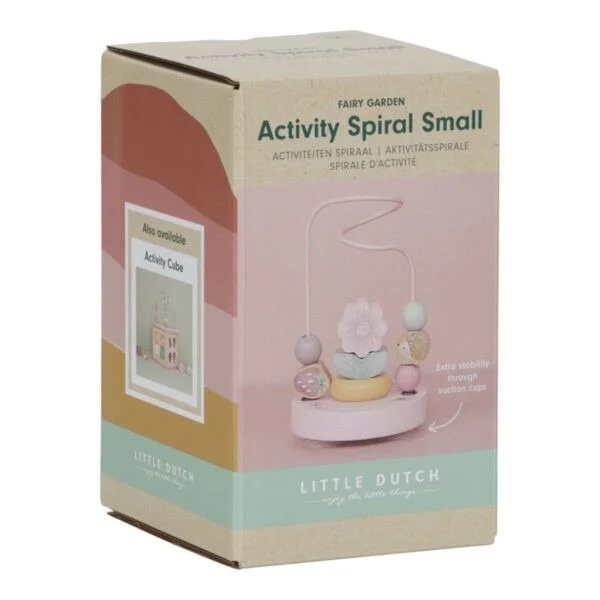 Jucarie din lemn FSC - Spirala cu Activitati - Fairy Garden - Little Dutch 3