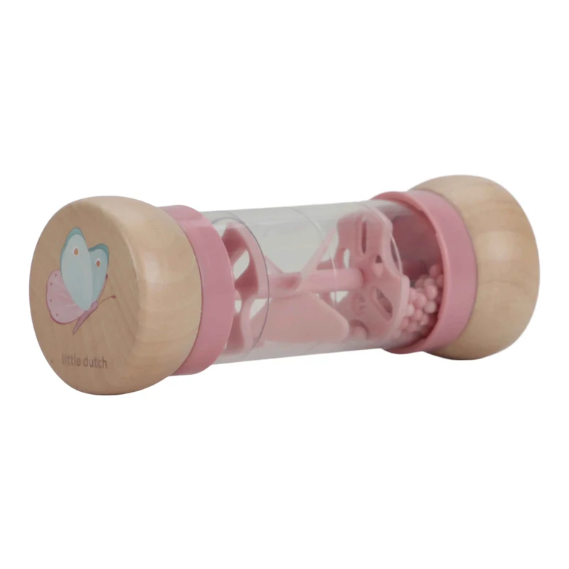 Jucarie senzoriala din lemn FSC - cilindru cu margele - Fairy Garden - Little Dutch 2