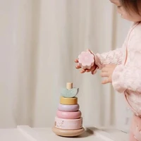 Jucarie din lemn FSC pentru stivuire - Fairy Garden - Little Dutch 5