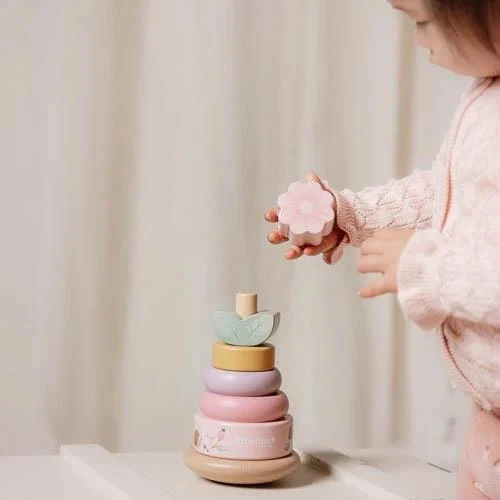 Jucarie din lemn FSC pentru stivuire - Fairy Garden - Little Dutch 5