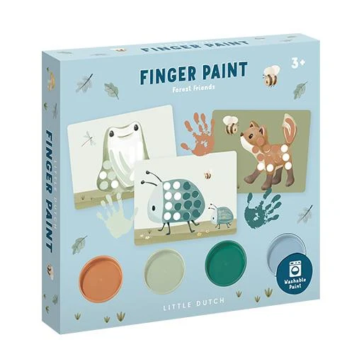 Набор для рисования пальчиками – Forest Friends – Little Dutch 2
