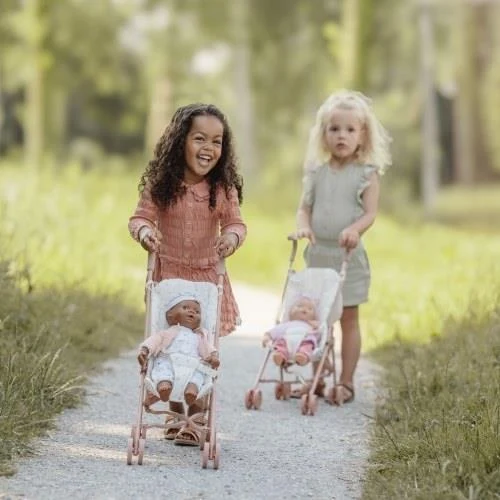 Hainute pentru papusi - Green Check - Little Dutch 2