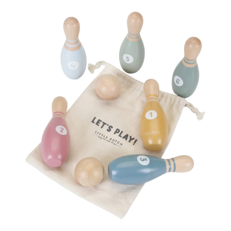 Joc de bowling din lemn FSC - Little Dutch 2