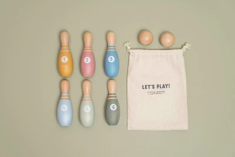 Joc de bowling din lemn FSC - Little Dutch 3
