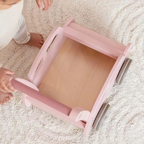 Antemergator/Premergator din lemn - Mini-van - Pink - Little Dutch 4