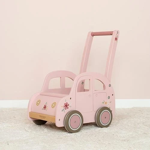 Antemergator/Premergator din lemn - Mini-van - Pink - Little Dutch 5