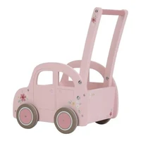 Antemergator/Premergator din lemn - Mini-van - Pink - Little Dutch 3