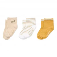 Sosete din bumbac organic pentru bebelusi - set 3 perechi - Multi - Little Farm Little Dutch - 44/56