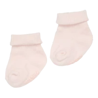 Sosetute din bumbac organic - Pink - Flowers & Butterflies - Little Dutch - 3 luni 2