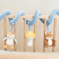 Spirala cu jucarii senzoriale pentru bebelusi - Forest Friends - Little Dutch 2