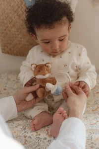 Jucarie din plus cu inel cu margele - Veverita - Forest Friends - Little Dutch 2