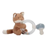 Jucarie din plus cu inel cu margele - Veverita - Forest Friends - Little Dutch 4