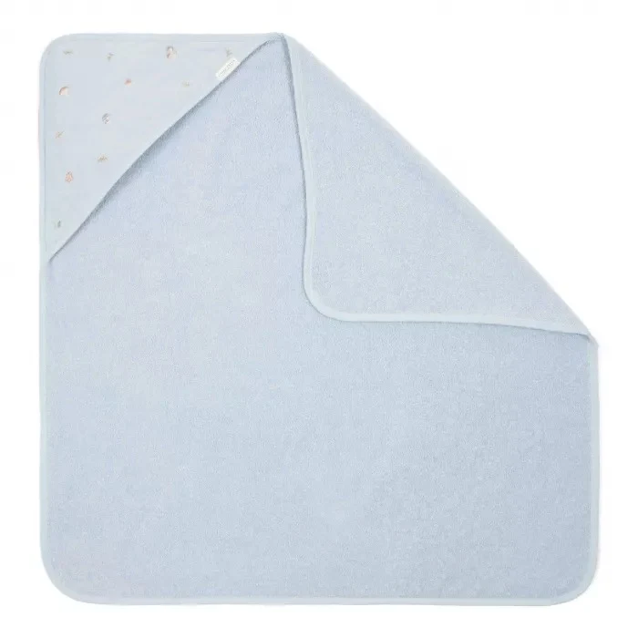 Prosop cu gluga - 100 x 100 - Blue - Little Dutch 4