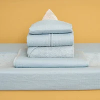 Летнее хлопковое одеяло – Pure Soft Blue – Little Dutch 3