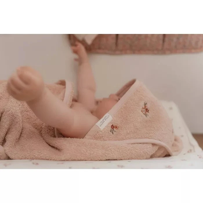 Полотенце с капюшоном с вышивкой – 75 × 75 см – Blossom – Little Dutch 4